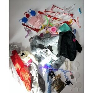 Lot Of Vintage 70's & 80's BARBIE Ken Clothes Shoes Badminton Ping Ping Ski Curl